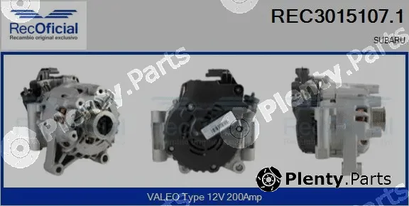 Recoficial REC3015107.1 — Alternator, starter