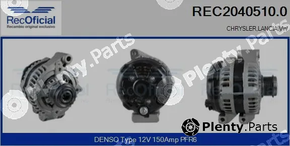 Recoficial REC2040510.0 — Alternator