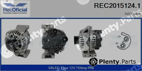 Recoficial REC2015124.1 — Alternator