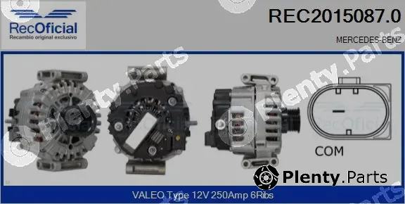 Recoficial REC2015087.0 — Alternator