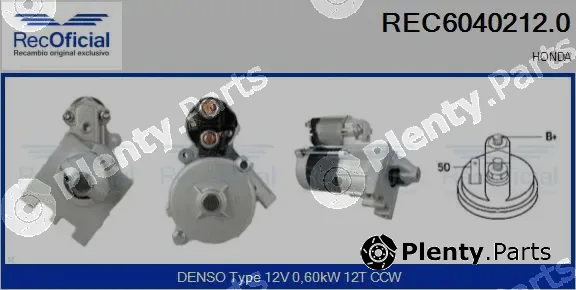Recoficial REC6040212.0 — Starter