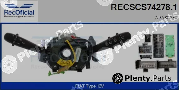 Recoficial RECSCS74278.1 — Steering Column Switch