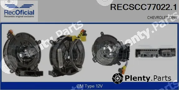 Recoficial RECSCC77022.1 — Clockspring, airbag