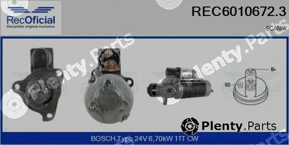 Recoficial REC6010672.3 — Starter