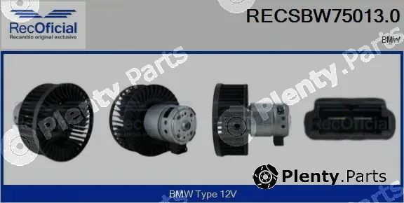 Recoficial RECSBW75013.0 — Interior Blower