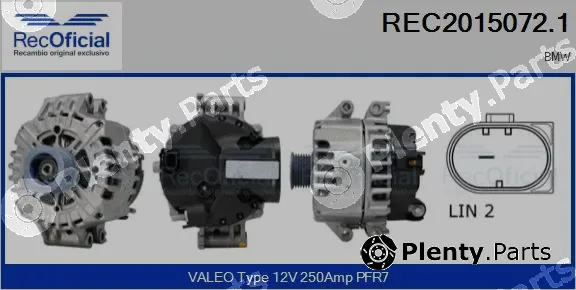 Recoficial REC2015072.1 — Alternator