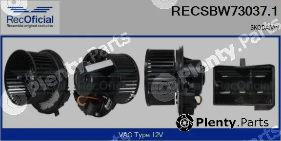 Recoficial RECSBW73037.1 — Interior Blower