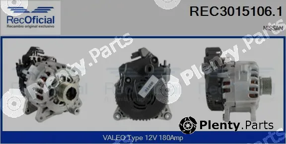 Recoficial REC3015106.1 — Alternator, starter