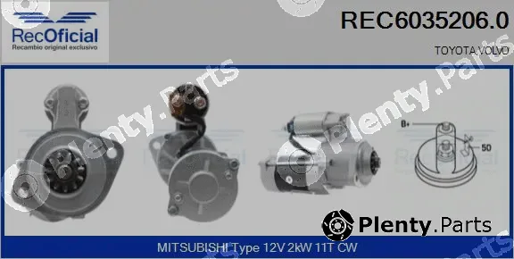 Recoficial REC6035206.0 — Starter