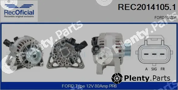 Recoficial REC2014105.1 — Alternator