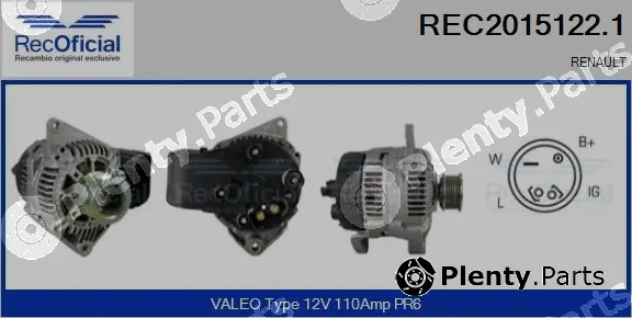 Recoficial REC2015122.1 — Alternator