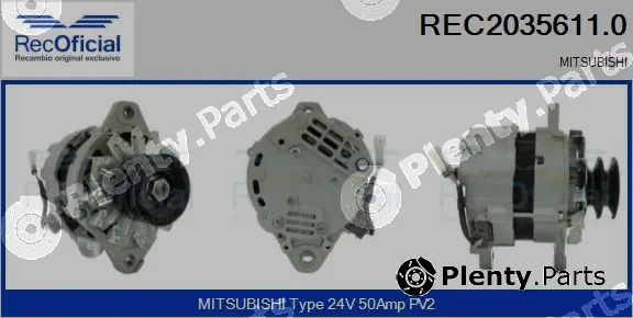 Recoficial REC2035611.0 — Alternator