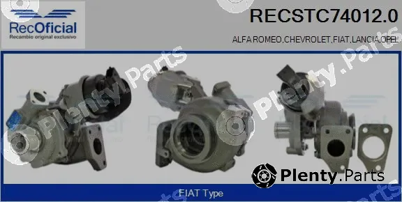 Recoficial RECSTC74012.0 — Charger, charging (supercharged/turbocharged)