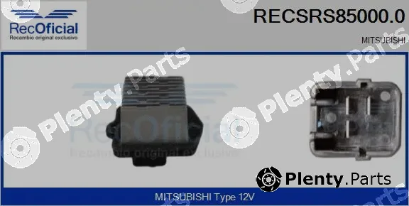 Recoficial RECSRS85000.0 — Resistor, interior blower