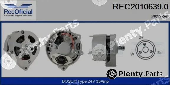 Recoficial REC2010639.0 — Alternator