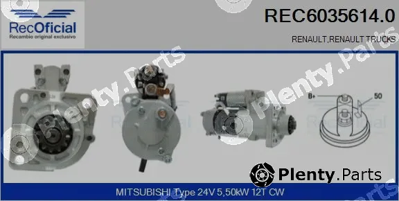 Recoficial REC6035614.0 — Starter