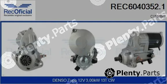 Recoficial REC6040352.1 — Starter
