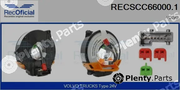 Recoficial RECSCC66000.1 — Clockspring, airbag