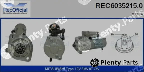 Recoficial REC6035215.0 — Starter