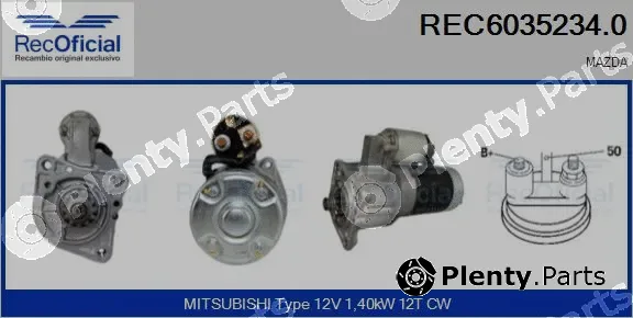 Recoficial REC6035234.0 — Starter