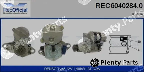 Recoficial REC6040284.0 — Starter