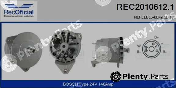 Recoficial REC2010612.1 — Alternator