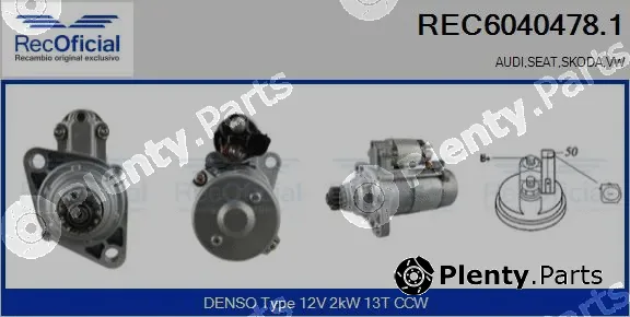 Recoficial REC6040478.1 — Starter