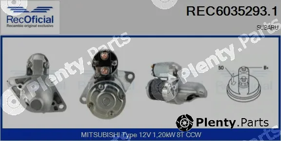 Recoficial REC6035293.1 — Starter