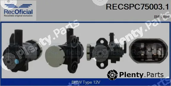 Recoficial RECSPC75003.1 — Pressure Converter, exhaust control