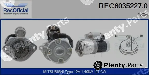 Recoficial REC6035227.0 — Starter