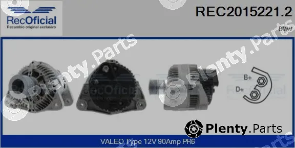 Recoficial REC2015221.2 — Alternator