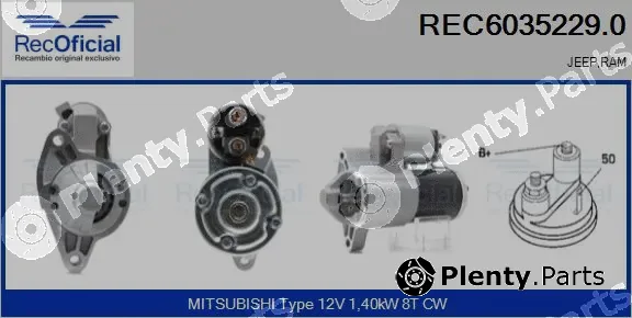 Recoficial REC6035229.0 — Starter
