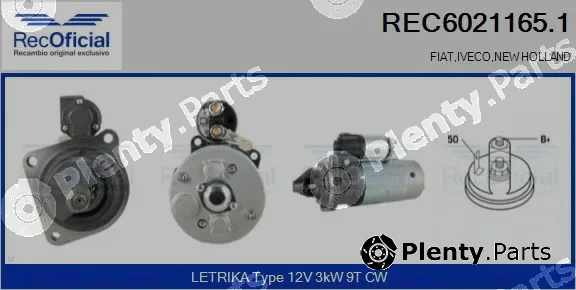 Recoficial REC6021165.1 — Starter