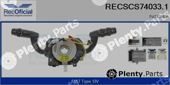 Recoficial RECSCS74033.1 — Steering Column Switch