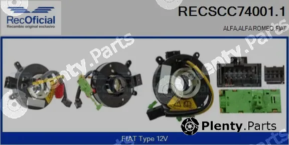 Recoficial RECSCC74001.1 — Clockspring, airbag