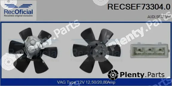 Recoficial RECSEF73304.0 — Fan, engine cooling