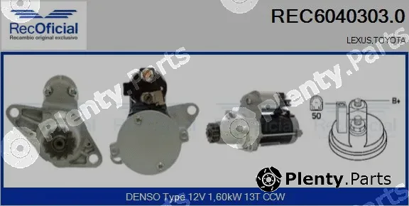 Recoficial REC6040303.0 — Starter