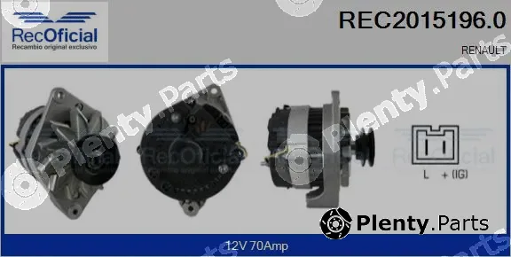 Recoficial REC2015196.0 — Alternator