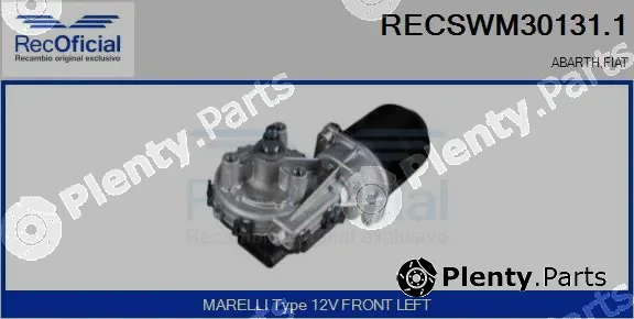 Recoficial RECSWM30131.1 — Wiper Motor