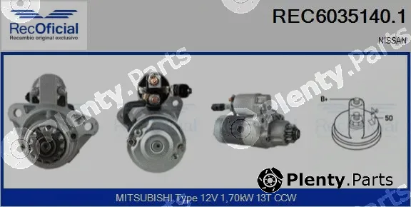 Recoficial REC6035140.1 — Starter