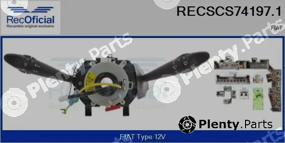 Recoficial RECSCS74197.1 — Steering Column Switch
