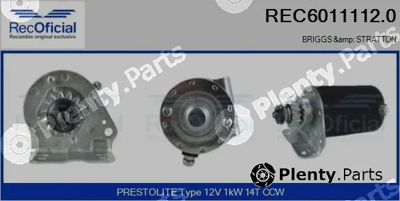 Recoficial REC6011112.0 — Starter