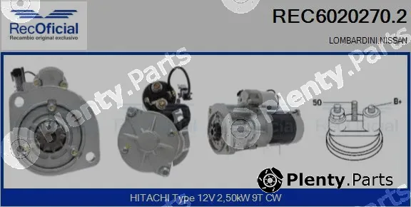 Recoficial REC6020270.2 — Starter