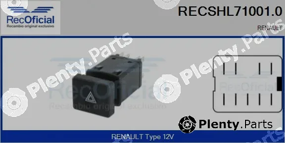 Recoficial RECSHL71001.0 — Hazard Warning Light Switch