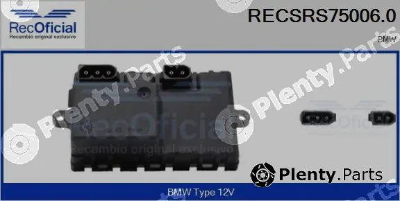 Recoficial RECSRS75006.0 — Resistor, interior blower