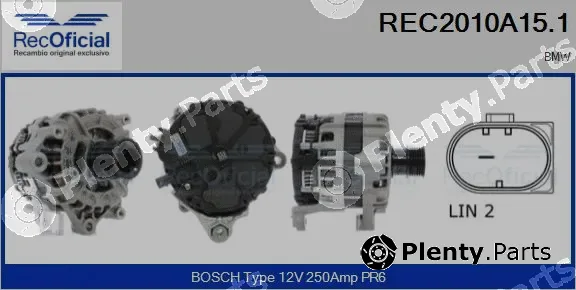Recoficial REC2010A15.1 — Alternator