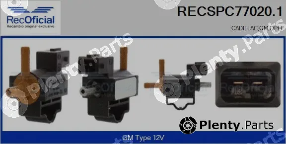 Recoficial RECSPC77020.1 — Pressure Converter, exhaust control