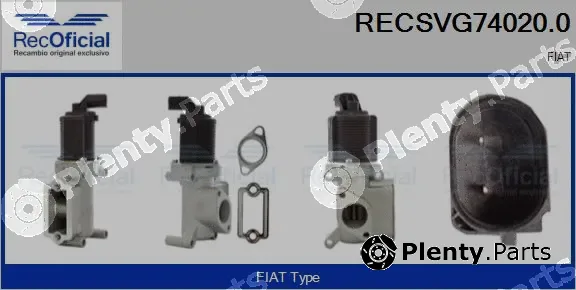 Recoficial RECSVG74020.0 — EGR Valve