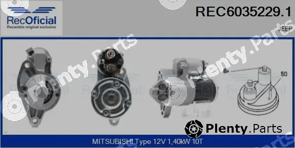 Recoficial REC6035229.1 — Starter