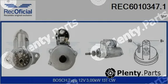 Recoficial REC6010347.1 — Starter